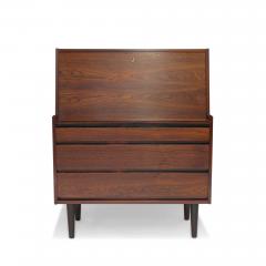 Mid century Danish Brazilian Rosewood Secretary Desk - 3063451