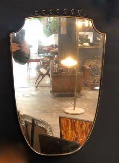 Mid century Italian Shield Shape Mirror Italy 1950s - 921400