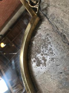 Mid century Italian Shield Shape Mirror with Noble Coat 1950s - 920408