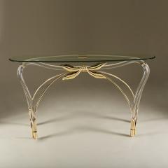 Mid century Lucite Bow console table - 1842731