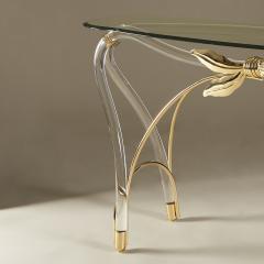 Mid century Lucite Bow console table - 1842773