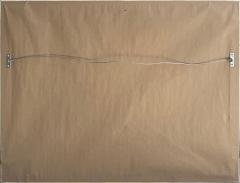 Mid century Modern Abstract Painting In Saturated Hues Newly Framed - 4529952