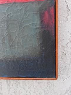 Mid century Modern Abstract Painting with Crackle Textures - 4577708