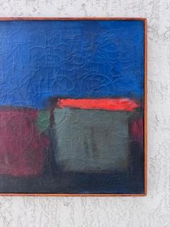 Mid century Modern Abstract Painting with Crackle Textures - 4577712