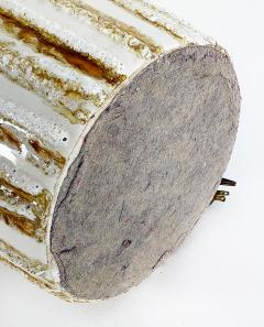 Mid century Modern Ceramic Boho Lava Glaze Table Lamps Large Pair - 4416483