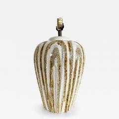 Mid century Modern Ceramic Boho Lava Glaze Table Lamps Large Pair - 4419374