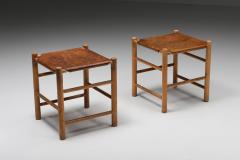 Mid century Modern Low Stools 1950s - 2522860