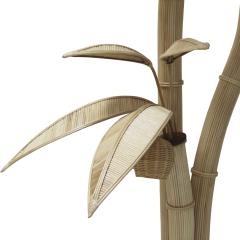 Mid century Palm Tree Rattan Floor Lamp - 2703933