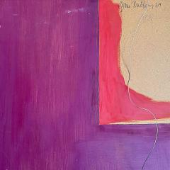 Mid century Raymond MacMahon Abstract Hard Edge Painting - 4585935
