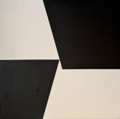 Mid century Raymond MacMahon Abstract Hard Edge Painting - 4588808