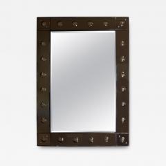 Mid century Rectangular Beveled Bronze Venetian Mirror - 4109961