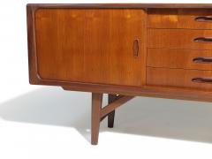 Mid century Scandinavian Low Teak Sideboard Media Credenza - 4125455