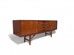 Mid century Scandinavian Low Teak Sideboard Media Credenza - 4125456