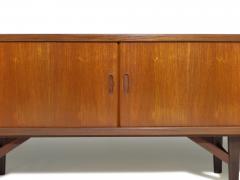 Mid century Scandinavian Teak Media Dining Credenza with Bar 68  - 4399803