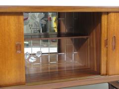 Mid century Scandinavian Teak Media Dining Credenza with Bar 68  - 4399810