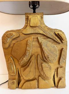 Mid century Studio Abstract Sculptural Male Female Table Lamp Vintage Shade - 4593641