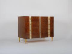 Mid century burr dresser Italy c1970 - 4580412
