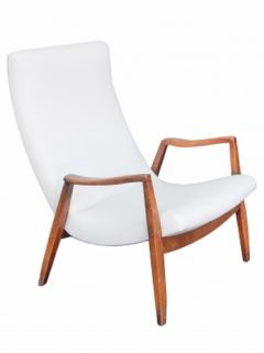 Mid century lounge chair with ottoman - 1248176