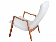 Mid century lounge chair with ottoman - 1248177