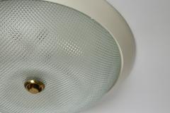 Mid century modern flush mount ceiling light Italy 1960s - 3630404