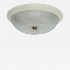 Mid century modern flush mount ceiling light Italy 1960s - 3631690