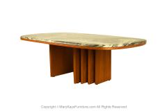 MidCentury Bendixen Marble Teak Coffee Table - 3356368