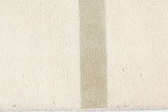 Midcentury Art Deco Handmade Wool Rug in Beige and Green - 2455701
