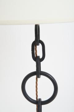Midcentury Black Chain Table Lamp - 2989958