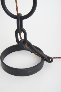 Midcentury Black Chain Table Lamp - 2989959