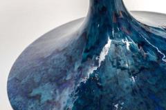 Midcentury Blue Urn Table Lamp - 1803133