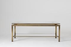 Midcentury Brass Two Tiered Coffee Table - 1495030