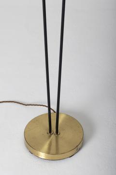 Midcentury Brass and Black Two Arm Floor Lamp - 1451094