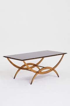 Midcentury Brass and Glass Coffee Table - 1834733