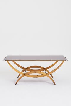 Midcentury Brass and Glass Coffee Table - 1834734
