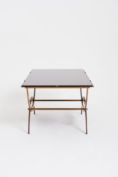 Midcentury Brass and Glass Coffee Table - 1834740