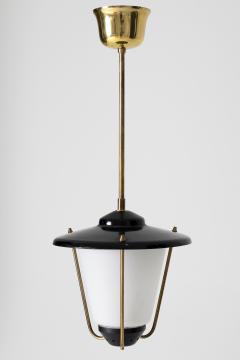 Midcentury Brass and Glass Lantern - 1495069