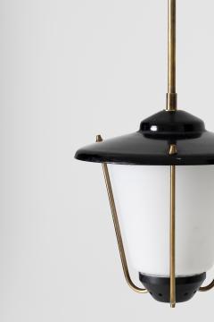 Midcentury Brass and Glass Lantern - 1495070