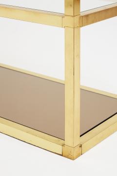 Midcentury Brass and Glass tag re - 1737824