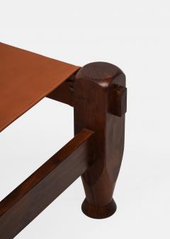 Midcentury Brazilian Stools in Pine and Saddle Leather - 4197155