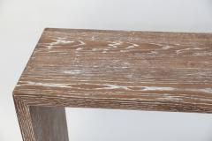 Midcentury Cerused Oak Console - 3809930
