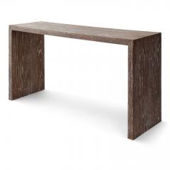 Midcentury Cerused Oak Console - 3809932
