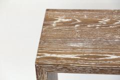 Midcentury Cerused Oak Console - 3809935