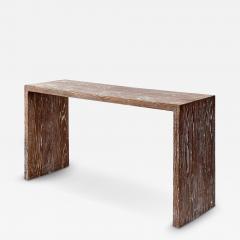 Midcentury Cerused Oak Console - 3813628