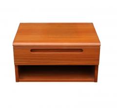 Midcentury Danish Modern Floating or Wall Mounted Nightstands in Teak - 2498574