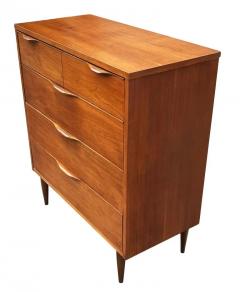 Midcentury Danish Modern Tall Chest of Drawers or Dresser in Walnut - 3126508