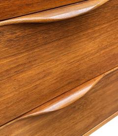 Midcentury Danish Modern Tall Chest of Drawers or Dresser in Walnut - 3126510