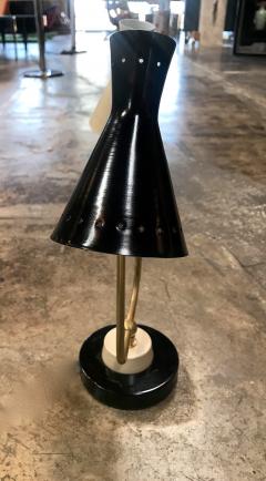 Midcentury Double Arms in Brass Table Lamp Italy 1950s - 723629