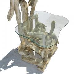 Midcentury Drift Wood Standing Table Lamp - 2775210