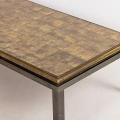 Midcentury French Maison Jansen Bronze and glomis Coffee Table - 4531463