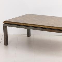 Midcentury French Maison Jansen Bronze and glomis Coffee Table - 4531464